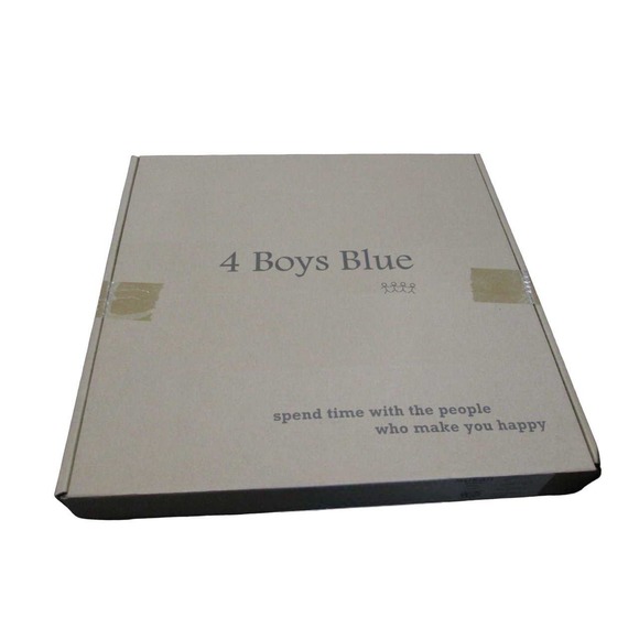 Outdoor 16" Wine Table, Acacia Wood Portable Wine Table, Bottle & 4 Glasses - Picture 4 of 4